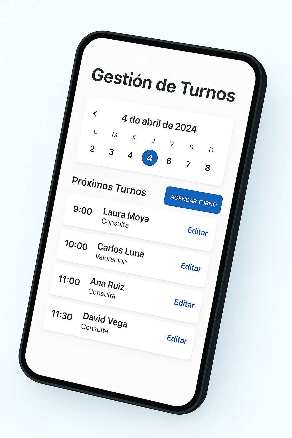 Gestión de Turnos